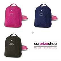 Surprizeshop Ladies Quilted Golf Shoe Bag. Pink, Navy, etc Crested Lady ... - $38.26