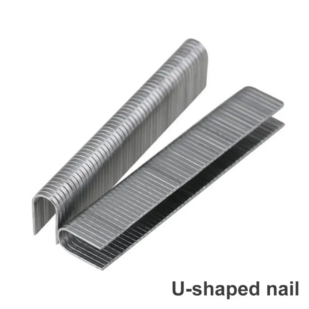 1000pcs Stainless Steel  Electric Pneumatic Nail Straight U Nail fit for Electri - $194.23