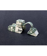 EXCAVATOR Dollar Origami - Construction Vehicle made of Real Money Cash - $61.05 CAD