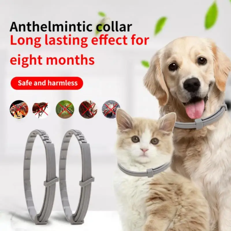 Adjustable Pet Necklace Cat Dog Collar Dogs Mosquitoe Repellent Collar Pet - $7.88+