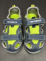 New Balance Sandals Shoes Boys Size 10 Expedition Sport Blue And Green - £15.68 GBP