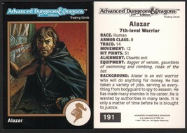 1991 TSR AD&amp;D Gold Border RPG Fantasy Art Card Dungeons &amp; Dragons #191 ~ Warrior - £5.42 GBP