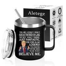 Aletege Great Father-In-Law Mug 12 OZ Black Stainless Steel Coffee Cup - $191.02 MXN Aletege Great Father-In-Law Mug 12 OZ Black Stainless Steel Coffee Cup - $191.02 MXN