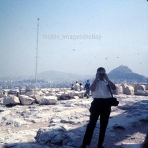 1971 Photographer Candid Acropolis Athens Ektachrome 126 Slide - £2.77 GBP