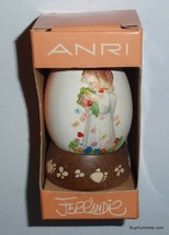 Vintage 1980 ANRI TORIART Ferrandiz Annual Easter Egg ITALY Handcrafted With Box - £15.24 GBP