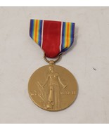 US Navy World War II Medal Pin 1941-1945 Freedom From Fear &amp; Want Speech - $28.71