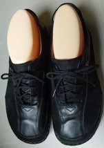 Women&#39;s Finn Comfort Black Suede Leather Shoes Size EU 39 US 8.5 - $24.08