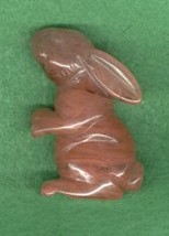 Carved Cherry Quartz Bunny Rabbit - £11.88 GBP