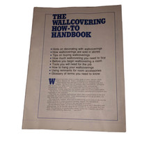 The Wall Covering How To Handbook Vintage Guide Magazine - $3.47