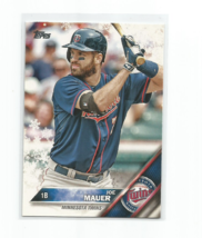 Joe Mauer (Minnesota Twins) 2016 Topps Holiday Mega Baseball Card #HMW107 - $4.99