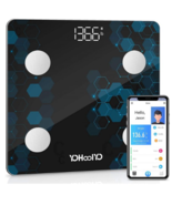 YOHOOLYO Bluetooth Wireless Bathroom Weight Scale Mass (400 lbs) - £27.12 GBP