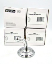 (2X) Delta Windemere Single Towel / Robe Hook in Chrome - NEW in Box - £19.74 GBP