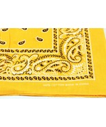 Bandanna Face Mask Bandana Head Scarf Cotton Handkerchief Safety Orange - $4.92 CAD