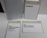 2022 Hyundai Sonata Owners Manual [Paperback] Auto Manuals - $126.40