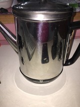 VERY Vintage GE General Electric 10 Cup Coffee Maker / Pot. NICE!!! - £39.38 GBP