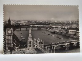 Thames River coursing through Central London, England Postcard 1972 Vintage - £22.40 GBP