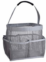 Mesh Shower Bag with 9 Pockets Grey - $27.71