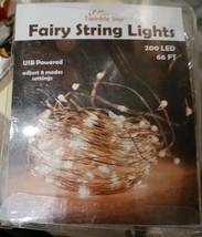 Twinkle Star 200 LED 66 FT Copper String Lights Fairy String Lights 8 Modes LED - £15.86 GBP