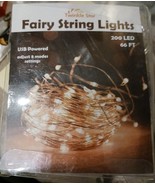 Twinkle Star 200 LED 66 FT Copper String Lights Fairy String Lights 8 Mo... - $19.79