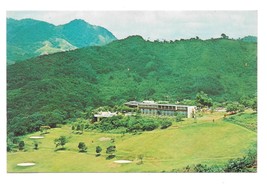 Puerto Rico Resort Hotel Barranquitas Panorama Aerial View Vntg Dexter Postcard - $4.99