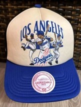 NEW Mitchell &amp; Ness LOS ANGELES LA Dodgers Trucker Hat Snapback Adjustable  - £24.85 GBP