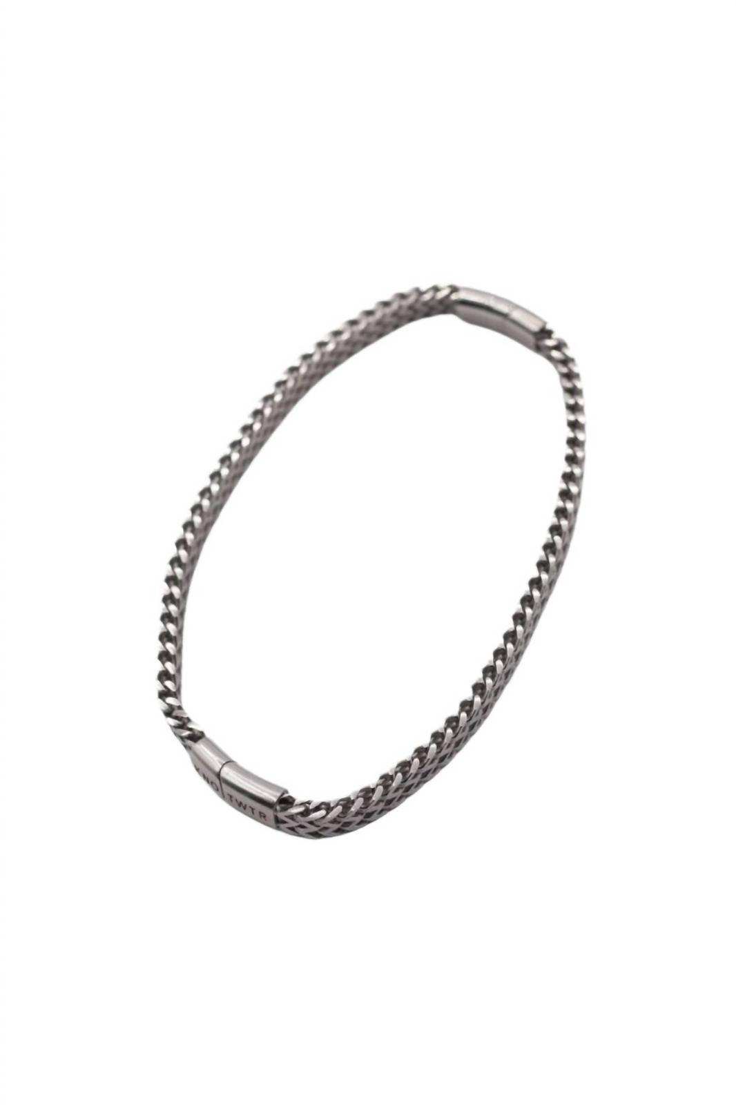 Knotwtr women's platinum neck chain in Silver