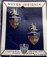 USA Made Set Of 2 Pins Meyer Insignia US Army Toujours Pret - $264.54 MXN