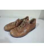 Finn Comfort Shoes Mens 10 Lace Up Oxford Brown Leather - €40,67 EUR