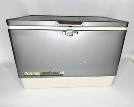 Vintage 1988 Coleman Steel Belted 54 Qt Cooler - £42.73 GBP