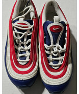 Nike Air Max 97 Red White And Blue Sneakers Youth Size 5Y CW5856-100  - $28.50