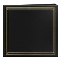 Pioneer Photo Albums BSP-46/BK 204-Pocket Post Bound Leatherette Cover P... - $34.19