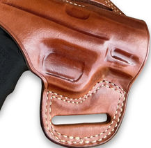 Fits WALTHER P5 Com 3.42”BBL Pancake Leather Belt Holster With 3 Slot #1088# RH image 6