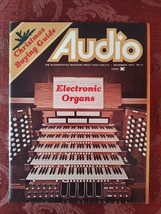 Rare AUDIO Hi Fi Magazine November 1974 Christmas Buying Guide Electronic Organs - £12.94 GBP