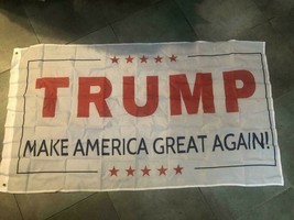 White Trump 3x5 Foot Flag Make America Great Again - £9.30 GBP