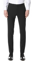 NWT THEORY Men&#39;s 33 Marlo black 100% wool trousers suit pants business slim fit - £136.21 GBP