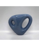 Haeger Artech Freeform Blue Vase 90s - £59.96 GBP