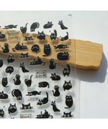 Black Cat Nail Stickers: Kawaii DIY Nail Art Decals - €5,21 EUR
