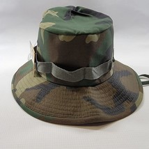 New Rothco Ultra Force Military Woodland Camo Boonie Hat Hot Weather Sun Sz XS - £10.81 GBP