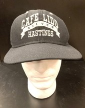 Vintage Delong Hat Snapback Rare 90s Logo Cafe Lido Silver Hastings Cap Baseball - £6.91 GBP