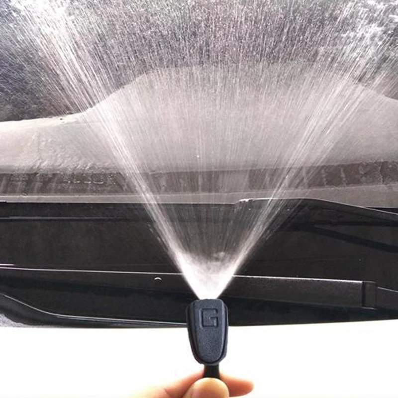 Car Universal Windshield Washer Sprinkler Head Wiper Fan Shaped Spout Co... - £10.57 GBP