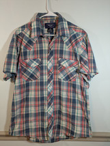 Vintage Williams Bay Western Shirt Adult Size 16.5 Pearl Snap Mens Cowboy - £10.70 GBP