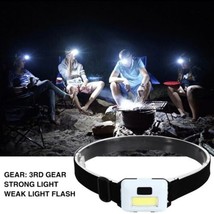 Mini faro LED COB impermeable, linterna para cabeza, al aire libre, Camping, pes - £13.88 GBP