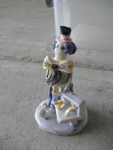 Vintage Porcelain Folk Art Clown Figurine LOOK - £27.45 GBP