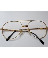 Vintage Tiffany Oversized Eyeglasses Model T369 Gold Plated 23k - $279.49