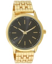 Inc International Concepts Mens Gold-Tone Bracelet Watch 45mm - $21.78