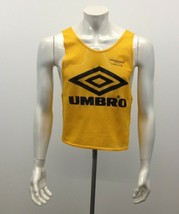 Umbro Sleeveless Yellow Fishnet Sport Tank  Activewear Top 100% Polyester - $12.86