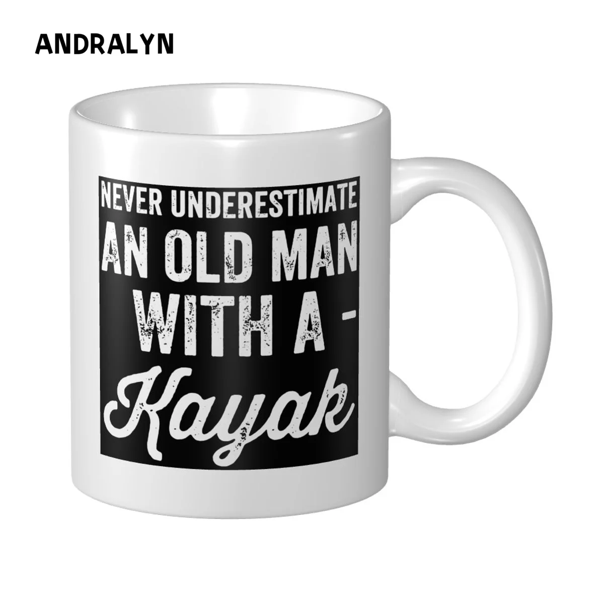 Never Underestimate An Old Man With A Kayak Mug Coffee Mugs Christmas GIft Cup S - $19.99