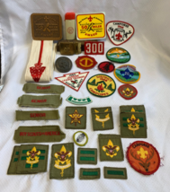 Vtg 1960&#39;s-1970&#39;s Boys Scouts of America BSA Lot Patches Lighter Sash Buckles - £143.84 GBP