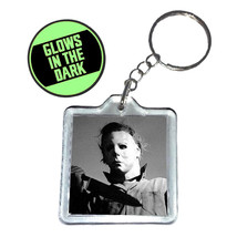 Michael Myers Halloween Glow in the dark Key chain keyring - £7.64 GBP