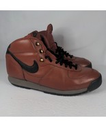 Nike Air Approach Mid Leather Henna Black 536741-202 - $123.07 CAD